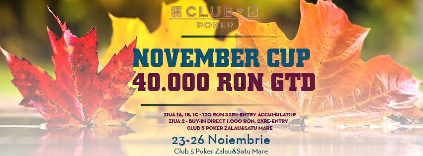 November Cup 40.000 Ron GTD!